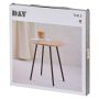 SIDOBORD DAY Ø40CM SVART/BRUN