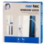 FÖNSTERLÅS NOR-TEC VIT 2-PACK 