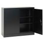 FÖRVARINGSSKÅP REGALUX 90X80X41CM SVART