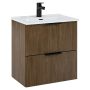 BADRUMSMÖBEL RIVA STREET PLUS BRUN 52CM