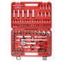 HYLSNYCKELSATS ALPHA TOOLS 1/4'' & 1/2'' 108 DELAR