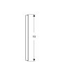 SPEGEL IFÖ OPTION 60 CM MED LED-BELYSNING