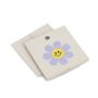 FÖRVARINGSLÅDA ZELLER HAPPY FLOWER 28X28CM BEIGE