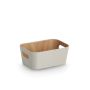 FÖRVARINGSLÅDA ZELLER 26X18CM BEIGE