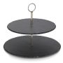 SERVERINGSFAT ZELLER ETAGE 30X30X23CM SVART