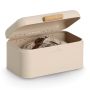 BRÖDLÅDA ZELLER METALL/BAMBU BEIGE