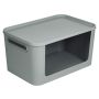 FÖRVARINGSLÅDA SMARTSTORE MED LOCK AQUAVERDE 55L