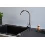 DISKDISKBÄNK RESPEKTA COLUMBIA GRANIT 100X50CM SVART 