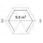 PAVILJONG PALMAKO BETTY 9,9M²