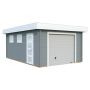 GARAGE PALMAKO RASMUS SEKTIONSDÖRR 19M² LJUSGRÅ/VIT