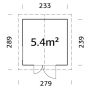 FÖRRÅD PALMAKO NILS 5,4M² 
