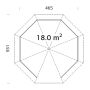 PAVILJONG PALMAKO BETTY 18M² 