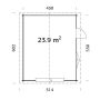 GARAGE PALMAKO ROGER SEKTIONSDÖRR 23,9M²  