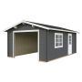 GARAGE PALMAKO ROGER KIT 19M² MÖRKGRÅ/VIT