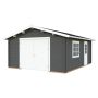 GARAGE PALMAKO ROGER TRÄPORT 23,9M² MÖRKGRÅ/VIT