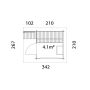 BASTUSTUGA PALMAKO SANNA 4,1M² 