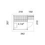 BASTUSTUGA PALMAKO SANNA 4,1M² 