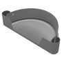 UNIGAVEL ARECO 125MM MÖRK SILVERMETALLIC