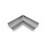 RÄNNVINKEL ARECO INNER 125 90° MÖRK SILVERMETALLIC