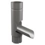 FÄLLBAR UTKASTARE ARECO 90MM MÖRK SILVERMETALLIC