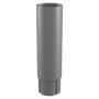 MELLANSTYCKE ARECO 90MM 1M MÖRK SILVERMETALLIC
