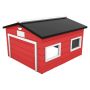 GARAGE AM ROBOTS MY ROBOT HOME COMPACT RÖD/VIT 