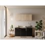 PENTRY RESPEKTA INGRID KB150ESSES SVART/EK 150CM