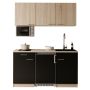 PENTRY RESPEKTA INGRID KB150ESSESM SVART/EK 150CM