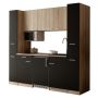 KÖK RESPEKTA INGRID KB210ESSESM2 SVART/EK 210CM 
