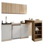KÖK MED BARBORD RESPEKTA INGRID KB150ESWESB VIT/EK 150CM