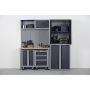 VERKSTADSSKÅP PROBUILDER SKÅP 189,5CM SVART/GRÅ 