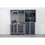 VERKSTADSSKÅP PROBUILDER SKÅP 189,5CM SVART/GRÅ 