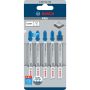STICKSÅGSBLAD BOSCH T121AFC PRO METAL MEDIUM 92MM 5-PACK