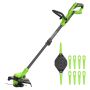 GRÄSTRIMMER GREENWORKS ST3002A1 POWERALL 24V 1X2,0AH