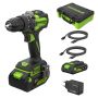 SKRUVDRAGARE GREENWORKS HD560A2 POWERALL 24V 1X4,0AH+1X2,0AH