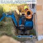 GRÄVMASKIN SCHEPPACH MINI EXC815 + TILLBEHÖR