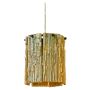 FÖNSTERLAMPA ANETA LIGHTING ABELONE E27 AMBER/SVART