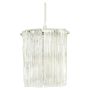 FÖNSTERLAMPA ANETA LIGHTING ABELONE E27 KLAR/SILVER