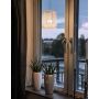 FÖNSTERLAMPA ANETA LIGHTING ABELONE E27 KLAR/SILVER