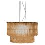 TAKLAMPA ANETA LIGHTING ABELONE E14 AMBER/SVART