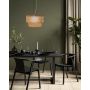 TAKLAMPA ANETA LIGHTING ABELONE E14 AMBER/SVART