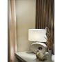 BORDSLAMPA ANETA LIGHTING ELLIPSE E27 BEIGE/NATURVIT