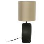 BORDSLAMPA ANETA LIGHTING ELLIPSE E27 SVART/BEIGE