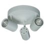 TAKSPOTLIGHT ANETA LIGHTING FRODO RUND 3xGU10 VIT