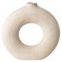 VAS AFFARI ATHENA 31X6X31CM BEIGE