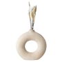 VAS AFFARI ATHENA 31X6X31CM BEIGE