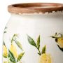 VAS AFFARI LEMONA 14X31CM VIT/GRÖN/GUL