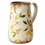 KANNA AFFARI LEMONA 16X18CM VIT/GRÖN/GUL