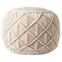 SITTPUFF AFFARI JUNI 40X35CM BEIGE