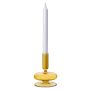 LJUSSTAKE AFFARI DAISY 10X14CM GUL